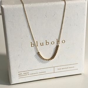 Bluboho Abacus 14k yellow gold necklace